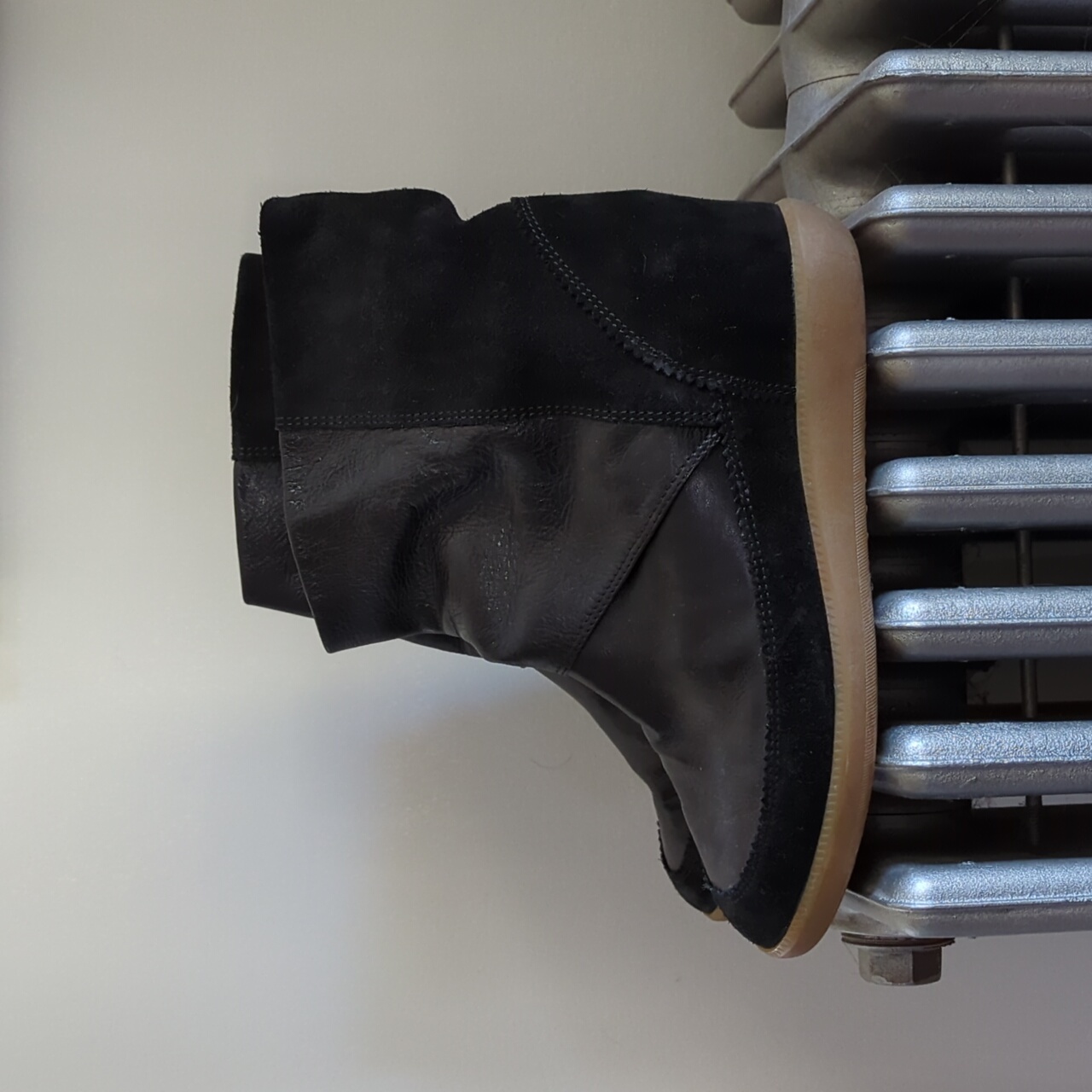 Isabel Marant Black Boots Suede And Leather Size 40